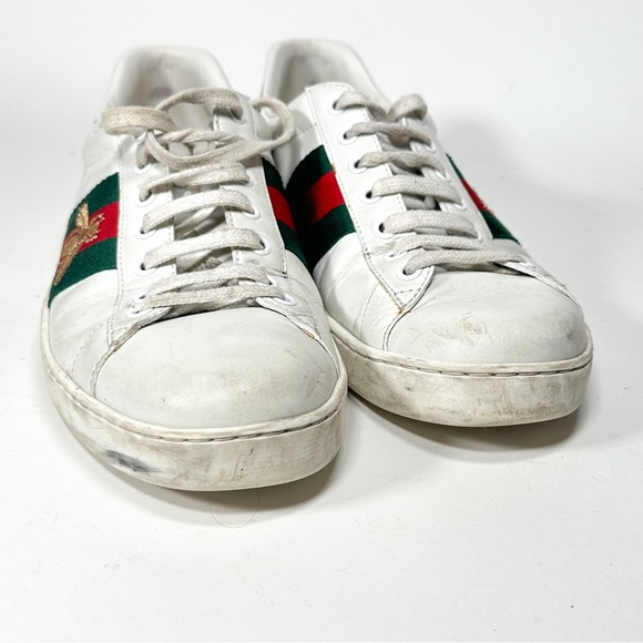 AUTHENTIC GUCCI MEN'S ACE EMBROIDERED SNEAKER - Picture 6 of 7